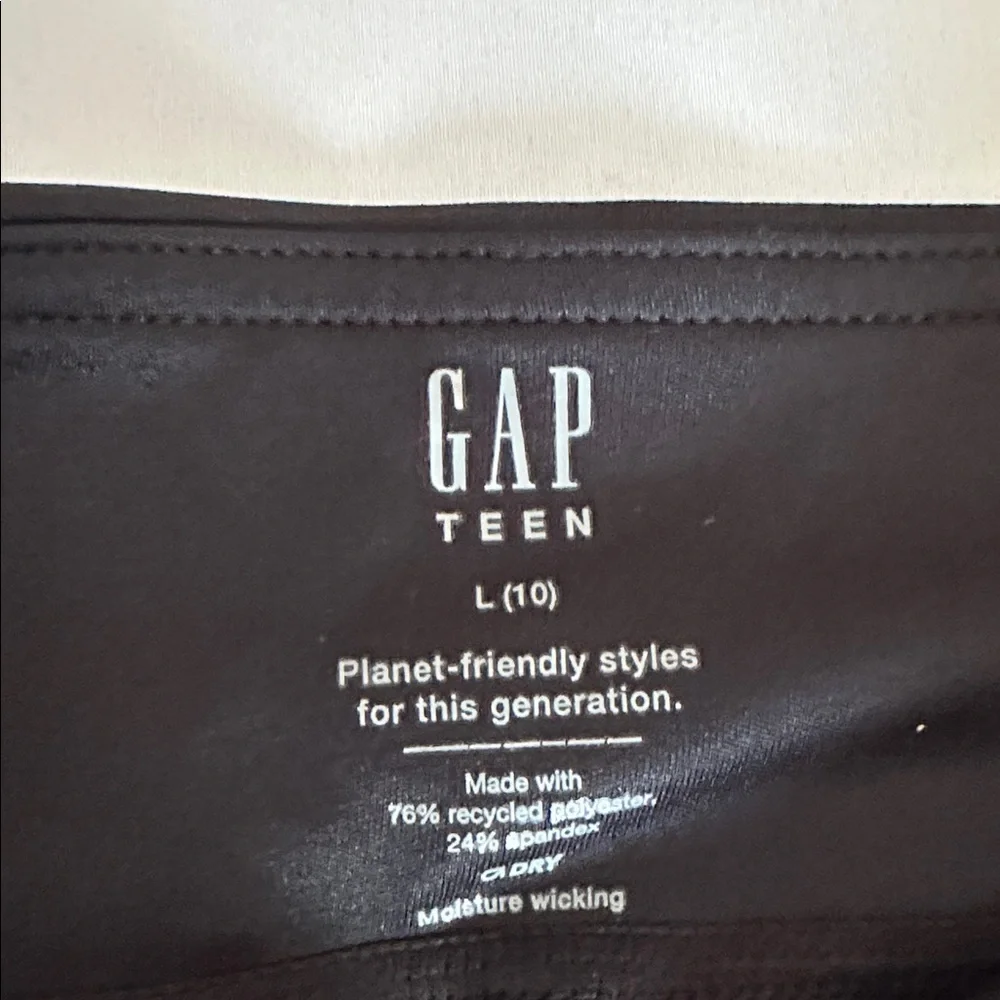 GAP Teen Black Bike Shorts